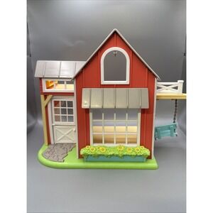 Honey Bee Acres Sunshine Meadows School Playset Dollhouse Only Missing Bell